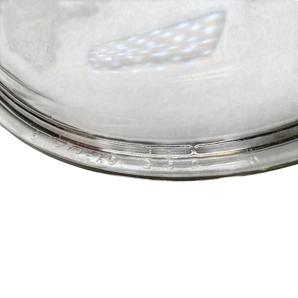 Vintage Pyrex G-5-C Clear Glass Starburst Replacement Lid 7.75